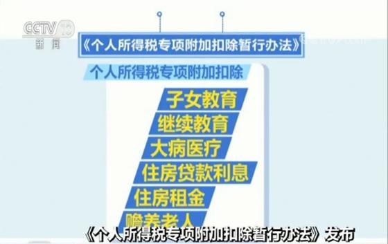《個人所得稅專項附加扣除暫行辦法》發布 有老有小有房有學 個稅紅利來啦