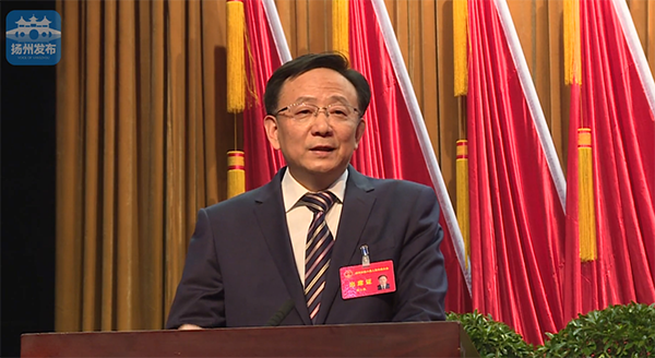 夏心旻當(dāng)選揚(yáng)州市長，借歐陽修詩句自勉：早起趕路只爭朝夕